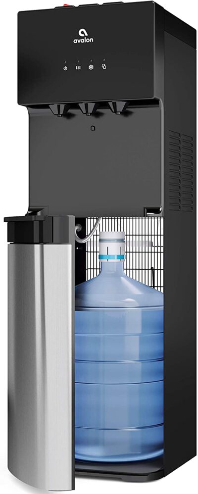 Avalon  Bottom-Loading Cold and Hot Water Cooler - 3 Temperature Settings - Hot, Cold & Room Water, Durable Stainless Steel Construction, Anti-Microbial Coating- UL/Energy Star Approved
