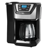 BLACK+DECKER 12-Cup Black/Stainless Residential Drip Coffee Maker, CM5000B