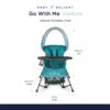 Baby Delight Go with Me Venture Chair|Indoor/Outdoor Portable Chair with Sun Canopy|Teal|3 Child Growth Stages: Sitting, Standing and Big Kid|3 Months to 75 lbs|Weather Resistant
