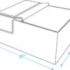 Best Pet Supplies Linen Covered Foam Foldable Cat & Dog Stairs