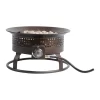 Bond Bond Signature 18.5-in W 54000-BTU Bronze Portable Steel Propane Gas Fire Pit