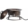 Bond Bond Signature 18.5-in W 54000-BTU Bronze Portable Steel Propane Gas Fire Pit