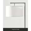 Brightech 60-in Brushed Nickel Arc Floor Lamp Brightech 60-in Brushed Nickel Arc Floor Lamp