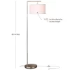 Brightech 60-in Brushed Nickel Arc Floor Lamp Brightech 60-in Brushed Nickel Arc Floor Lamp