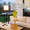Brightech 63-in Classic Black Shelf Floor Lamp