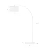Brightech 76-in Classic Black Arc Floor Lamp Brightech 76-in Classic Black Arc Floor Lamp