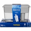 Brita  Ultra Max Water Filter Dispenser 18-cup Gray Plastic Water Filter Pitcher