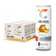 CELSIUS Essential Energy Drink 12 Fl Oz, Peach Mango Green Tea (Pack of 24)