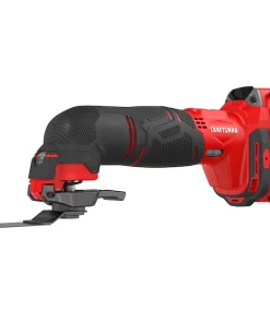 CRAFTSMAN CMCE501D1 V20 11-Piece 20-volt Max Variable Speed Oscillating Multi-Tool Kit with Soft Case (1-Battery Included)