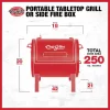 Char-Griller 2-In-1 250-Sq in Black Portable Charcoal Grill