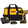 DEWALT DCD777C2 20-volt Max 1/2-in Brushless Cordless Drill (2-Batteries Included and Charger Included)