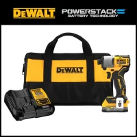 DEWALT DCF840E1 20V 1/4 in IMPACT DRIVER WITH POWERSTACK BATTERY