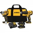 DEWALT DCK275C2 20V Max Compact Brushless Drill/Driver and Impact Kit