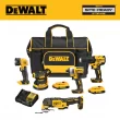 DEWALT DCKSS521D2 5-Tool 20-Volt Max Brushless Power Tool Combo Kit with Soft Case (2-Batteries and charger Included)
