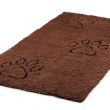 Dog Gone Smart Runner Dirty Dog Doormat, Super Absorbent Machine Washable with Non-Slip Backing, X-Large (Brown)