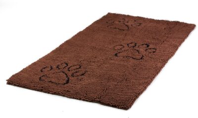 Dog Gone Smart Runner Dirty Dog Doormat, Super Absorbent Machine Washable with Non-Slip Backing, X-Large (Brown)