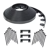 EasyFlex  No-Dig 60-ft Black Plastic Landscape Edging Roll