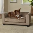 Enchanted Home Pet Surrey Cat & Dog Sofa Bed, Small (Beige)