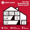 First Alert 10-Year Battery-Operated Smart Combination Smoke and Carbon Monoxide Detector with Voice Alert