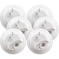 First Alert  Brk 6-Pack Hardwired Combination Smoke and Carbon Monoxide Detector