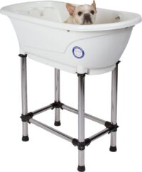 Flying Pig Grooming Dog Bath Tub (White)
