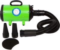 Flying Pig Grooming High Velocity Dog & Cat Grooming Dryer (Green)