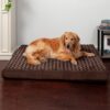 FurHaven NAP Ultra Plush Orthopedic Deluxe Cat & Dog Bed w/Removable Cover, Chocolate