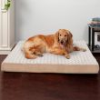 FurHaven NAP Ultra Plush Orthopedic Deluxe Cat & Dog Bed w/Removable Cover, Cream