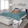 FurHaven Waterproof Cat & Dog Blanket Protector, Quilted Nile Blue - 68