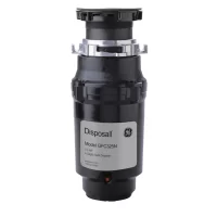 GE Continuous Feed Garbage Disposal, 1/3 Horsepower, Good for Grinding: Fruit Peels, Cooked Pasta, & Cereal, Easy Install Kit and Power Cord Included