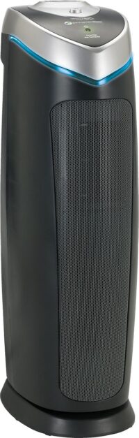 GermGuardian AC4825 22” 3-in-1 True HEPA Filter Air Purifier for Home, Full Room, UV-C Light Kills Germs, Filters Allergies, Smoke, Dust, Pet Dander, Odors, 3-Yr Wty, GermGuardian, Black