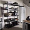 Gladiator EZ Connect 48-in W x 24-in D x 72-in H 5-Tier Heavy Duty Steel Utility Shelving Unit