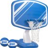 GoSports Splash Hoop Swimming Pool Basketball Game, Includes Poolside Water Basketball Hoop, 2 Balls and Pump