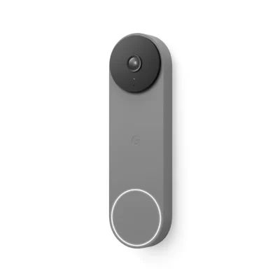 Google Nest Doorbell Battery - Wireless Smart Wi-Fi Doorbell Security Camera - Ash