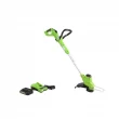 Greenworks ST24B212 24-volt 12-in Straight Cordless String Trimmer Edger Capable (Battery Included)