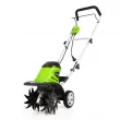 Greenworks TL08B00 8.5-Amp 11-in Forward-rotating Corded Electric Cultivator