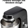 Hamilton Beach 4-Quart 7-Speed Black Residential Stand Mixer