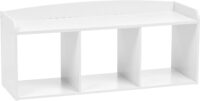 IRIS  Kids Furniture White 3-Compartment Wood Kids Bookcase (13.39-in W x 17.09-in H x 39.92-in D)