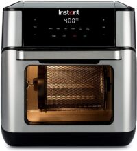Instant Pot Vortex Plus 10-Quart Air Fryer, 7-in-1 Rotisserie and Convection Oven, Roast, Bake, Dehydrate and Warm, with EvenCrisp Technology, Free App with over 1900 Recipes, 1500W, Stainless Steel