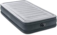 Intex Dura-Beam Deluxe Comfort Plush Air Mattress Series with Internal Pump, Twin, 13 in