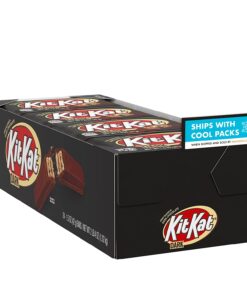 KIT KAT Dark Chocolate Wafer Candy Bars, Individually Wrapped, 1.5 oz Bulk Box (24 Count)
