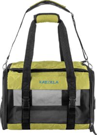 Katziela Quilted Companion Cat & Dog Carrier - Green