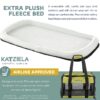 Katziela Quilted Companion Cat & Dog Carrier - Green