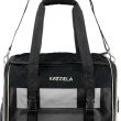 Katziela Quilted Companion Cat & Dog Carrier – Black