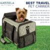 Katziela Quilted Companion Cat & Dog Carrier – Gray