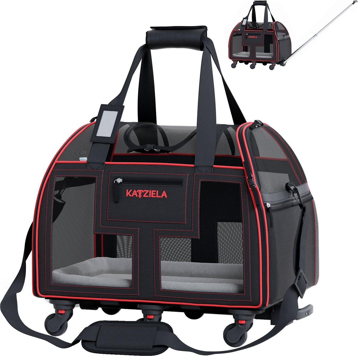 Katziela Rolling Pet Carrier Airline Approved – Pet Carrier with