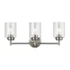 Kichler Winslow 21.5-in 3-Light Brushed Nickel Transitional Vanity Light
