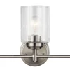 Kichler Winslow 21.5-in 3-Light Brushed Nickel Transitional Vanity Light
