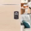Kwikset Aura Venetian Bronze Bluetooth Enabled Single Cylinder Electronic Deadbolt Lighted Keypad
