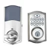 Kwikset SmartCode 913 Satin Nickel Single Cylinder Electronic Deadbolt Lighted Keypad